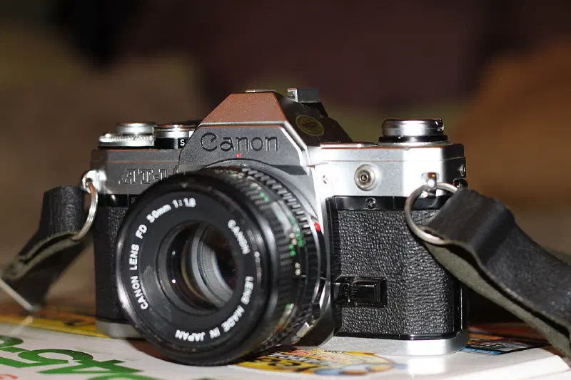 Canon AT-1 with a 50mm f/1.8 Lens