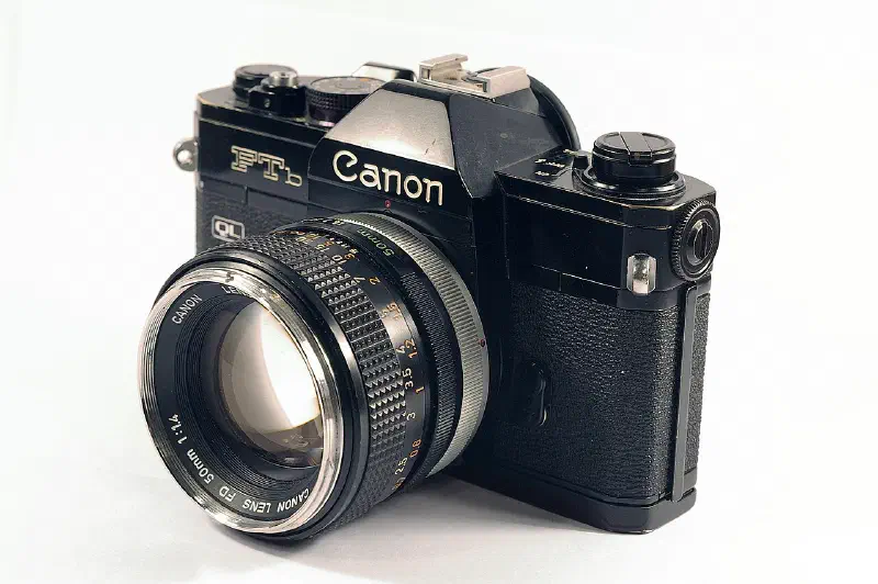 Canon FTb (this is an FTb N model because it has the plastic tipped film advance lever)