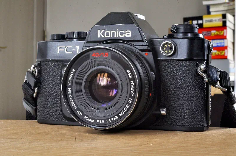 Konica FC-1, photographed on its own
