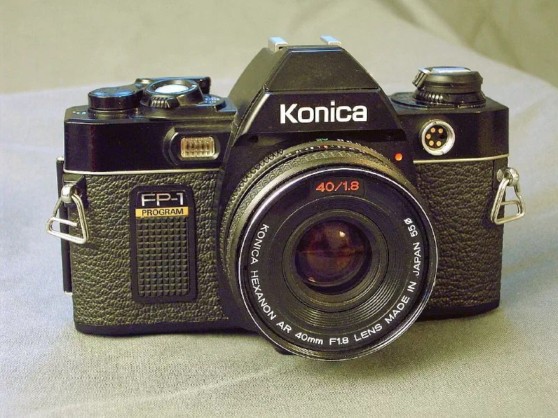 Konica FP-1 film SLR camera