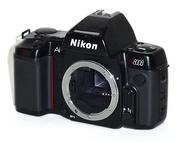 A Nikon N8008 (called the F801 outside of the US)