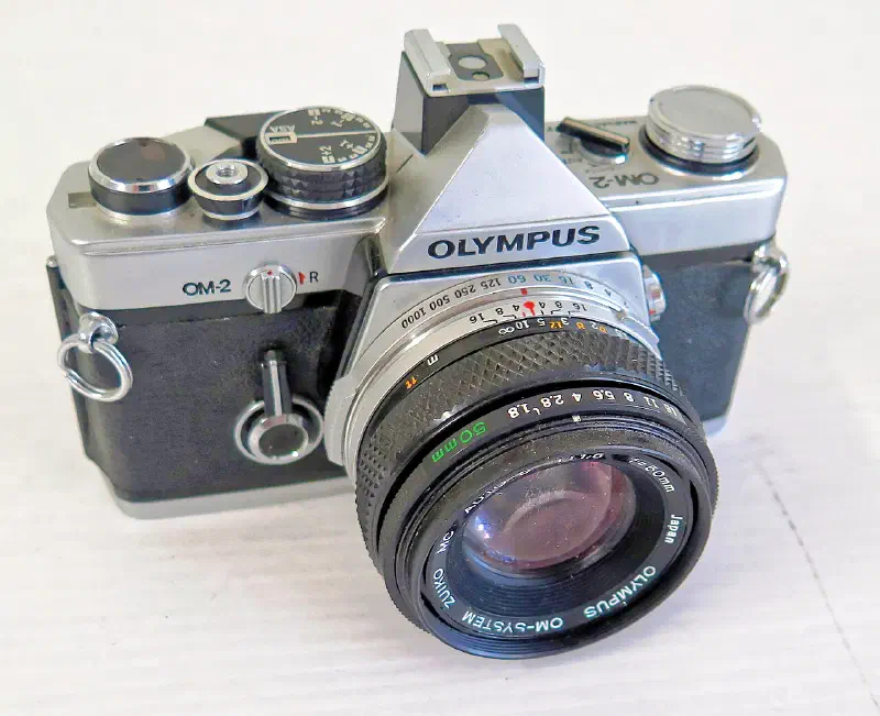 Original Olympus OM-2 SLR camera
