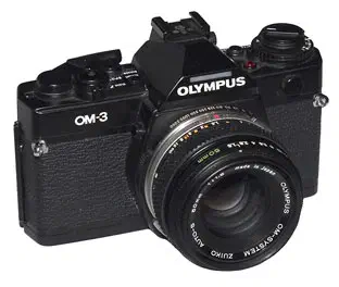 Olympus OM-3, photographed on its own