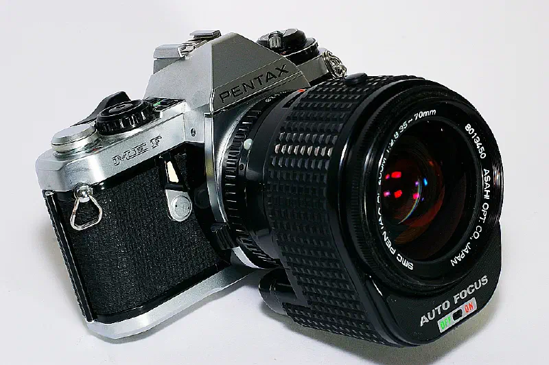 Pentax ME F, photographed on its own
