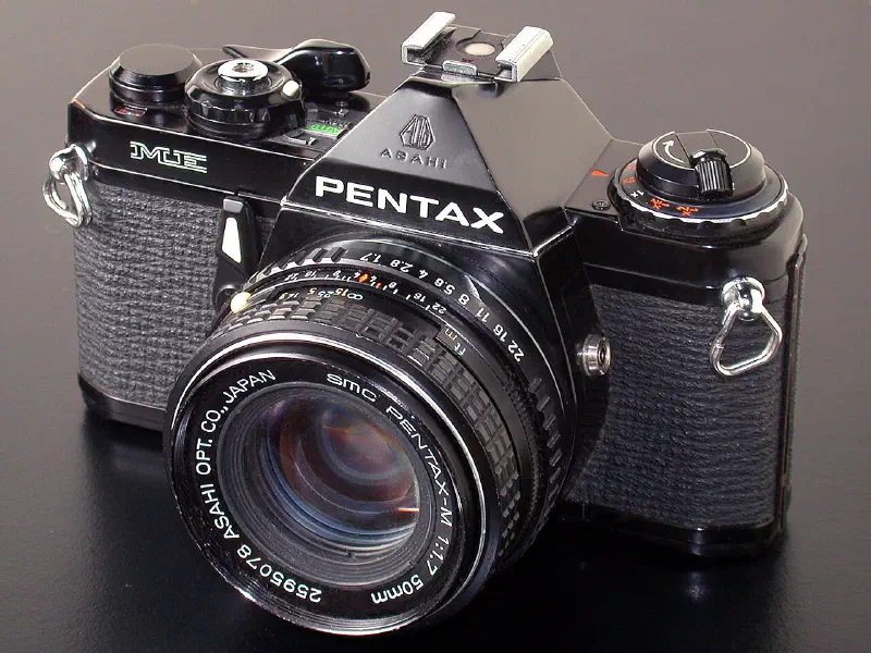 Pentax ME, photographed on its own