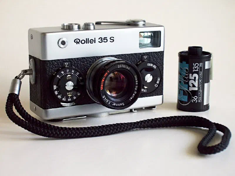 Rollei 35 S. Smallest non-electronic-shutter 35mm camera ever made.