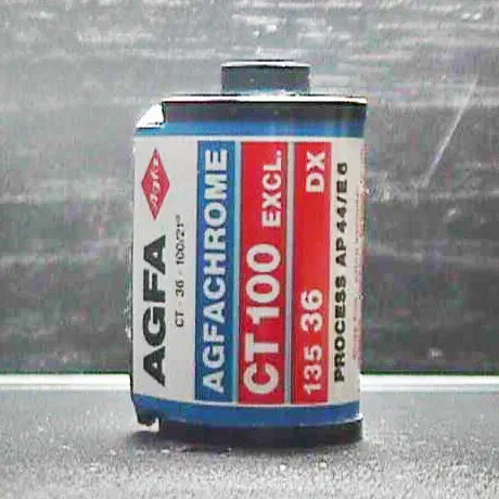 Agfachrome CT 100, photographed on its own