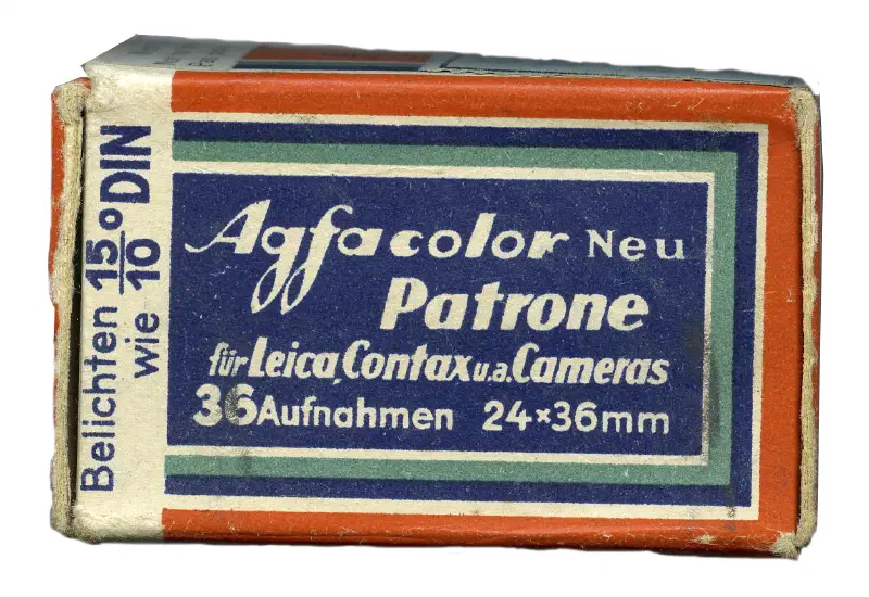 Agfacolor Neu, photographed on its own