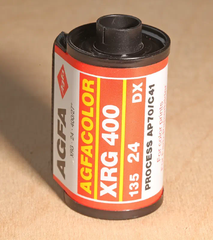 Agfacolor XRG 400, photographed on its own