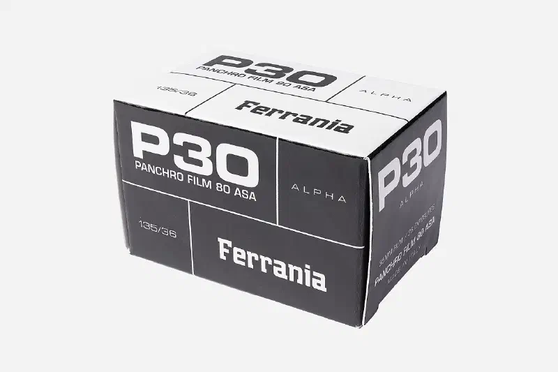 Ferrania P30 ALPHA, photographed on its own