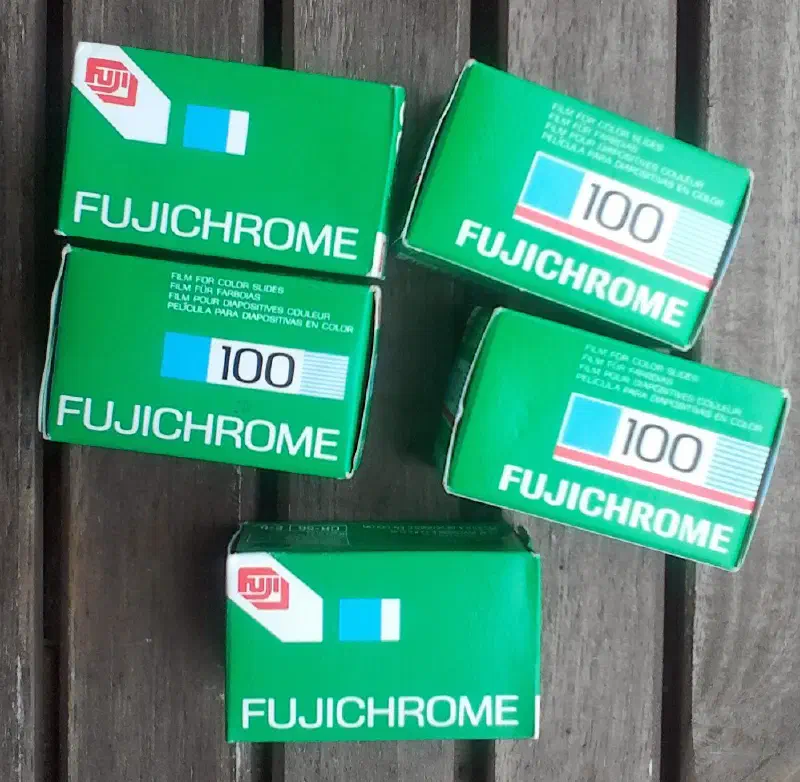 Fujifilm Fujichrome 100, photographed on its own