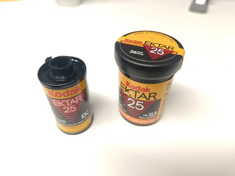 Kodak Ektar 25, photographed on its own