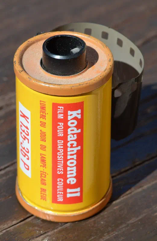 Kodak Kodachrome II, photographed on its own
