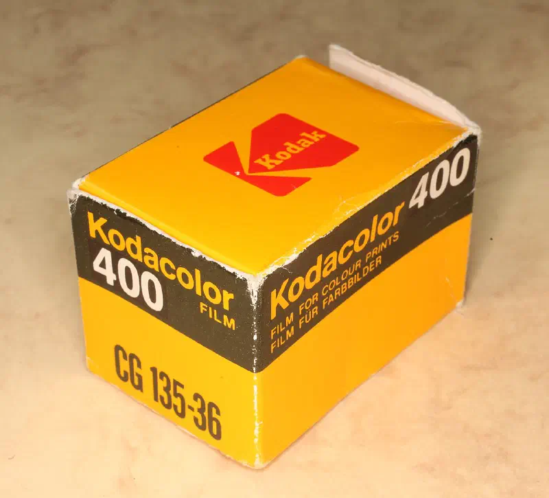 Kodak Kodacolor 400, photographed on its own