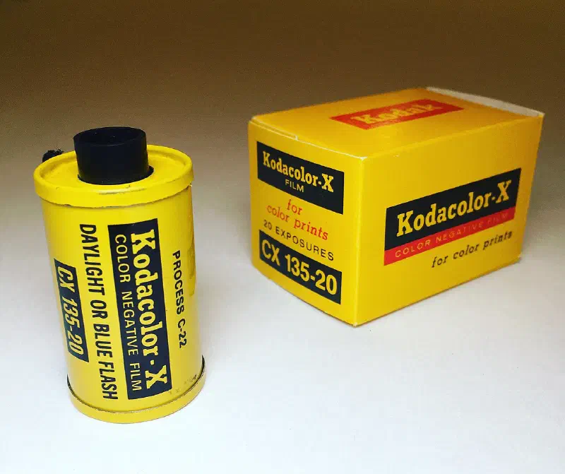 Kodak Kodacolor-X, photographed on its own
