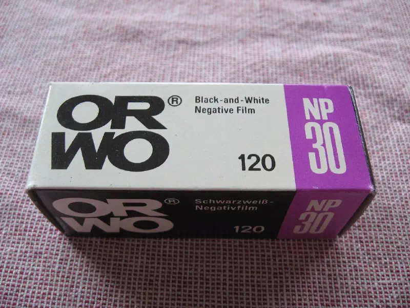 ORWO NP 30, photographed on its own