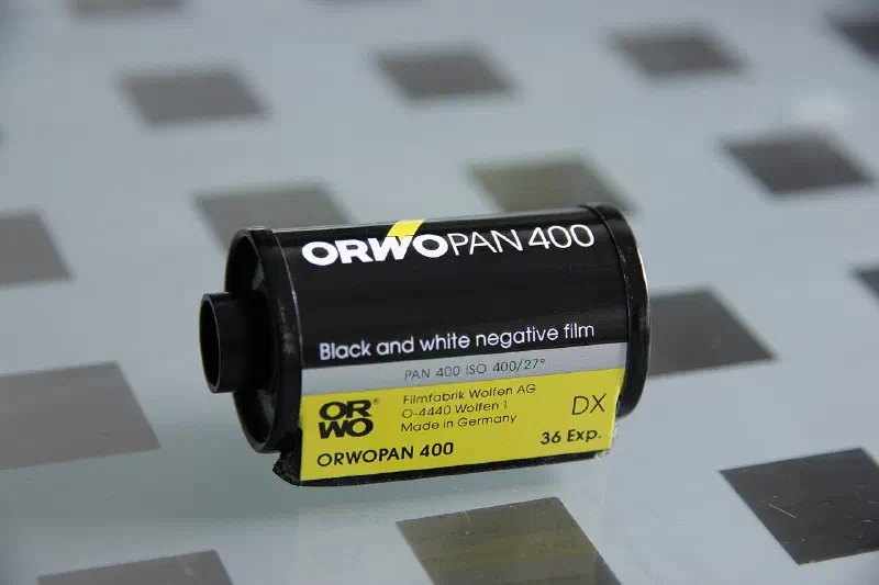 ORWO PAN 400, photographed on its own