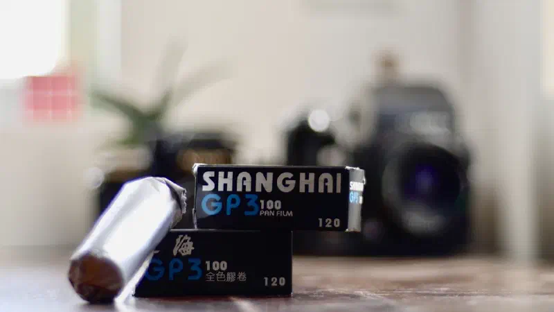 Shanghai GP3 100 PAN, photographed on its own