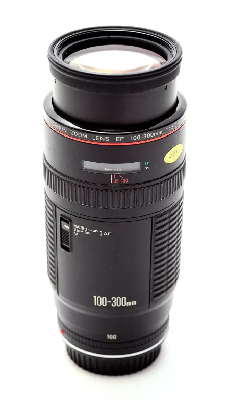 Canon EF 100-300mm, photographed on its own, off the camera