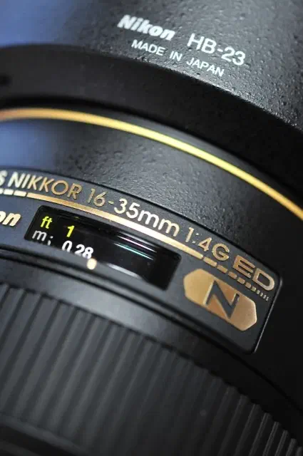 Nikon Nikkor 16–35mm f/4G AF-S ED VR, photographed on its own, off the camera