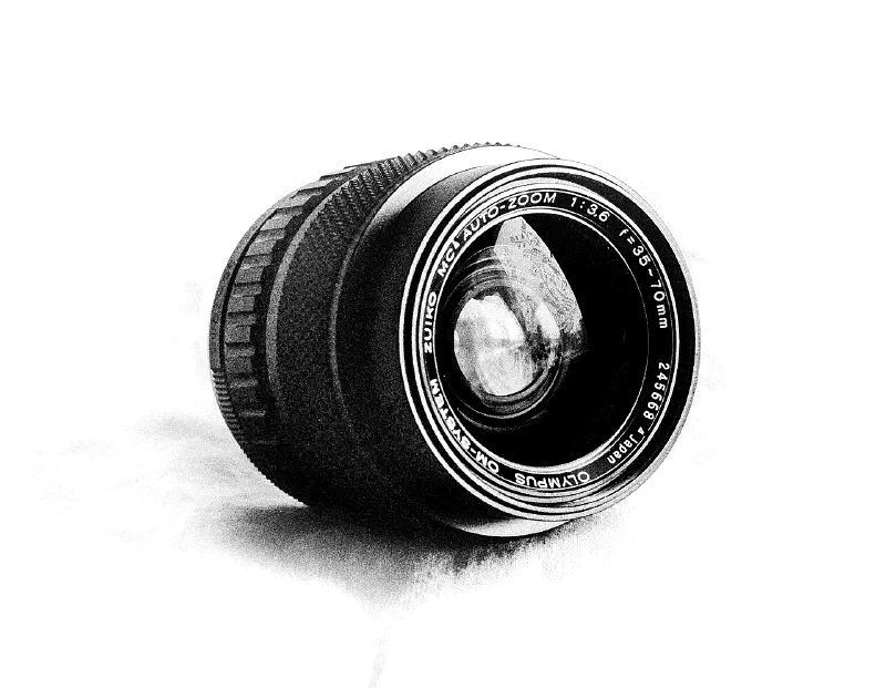 Olympus Zuiko 35–70mm F4 Auto Focus, photographed on its own, off the camera