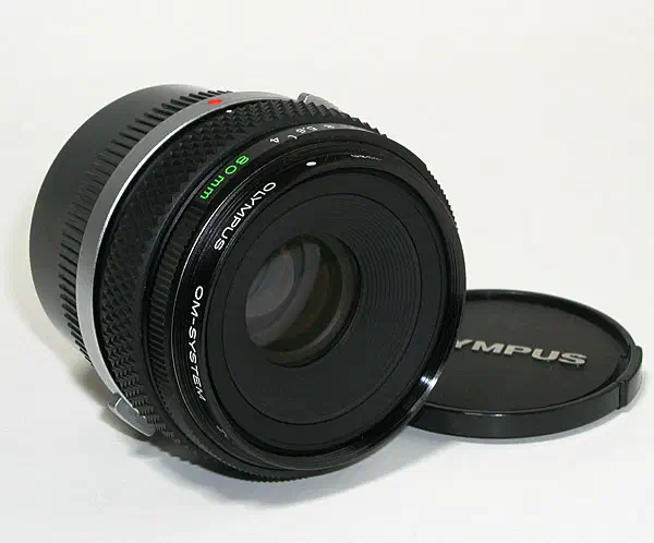 Olympus Zuiko 80mm F4, photographed on its own, off the camera